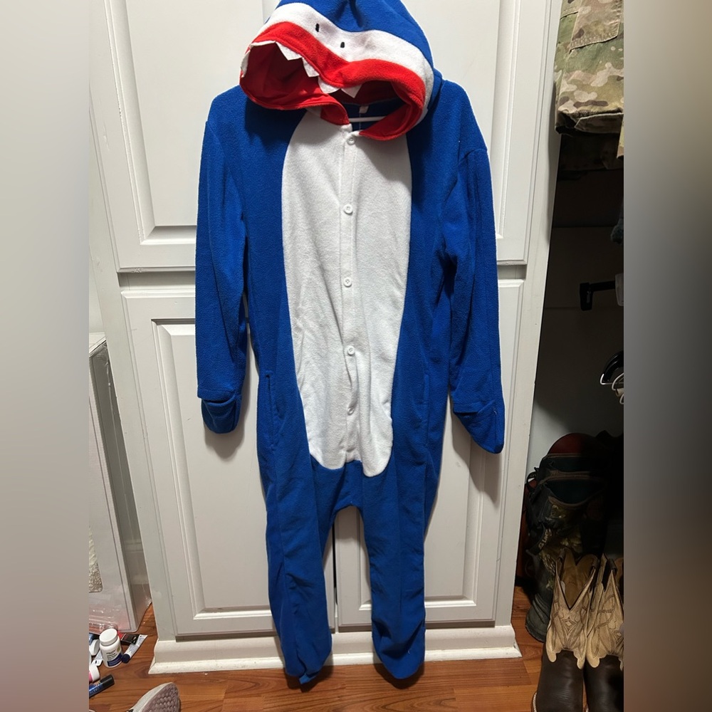 Adult shark pajamas